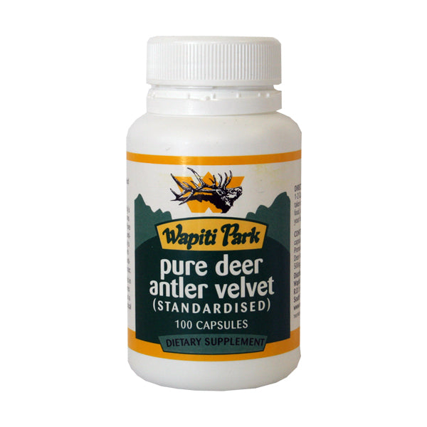 Pure Deer Antler Velvet (Standardised) 100 x 500mg
