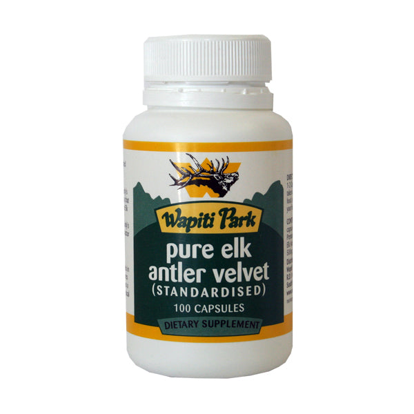 Pure Elk Antler Velvet (Standardised) 100 x 500mg